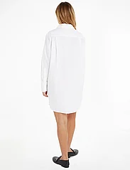 Tommy Hilfiger - ORG CO HERO SHORT SHIRT DRESS LS - long-sleeved shirts - th optic white - 6