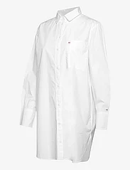 Tommy Hilfiger - ORG CO HERO SHORT SHIRT DRESS LS - långärmade skjortor - th optic white - 2