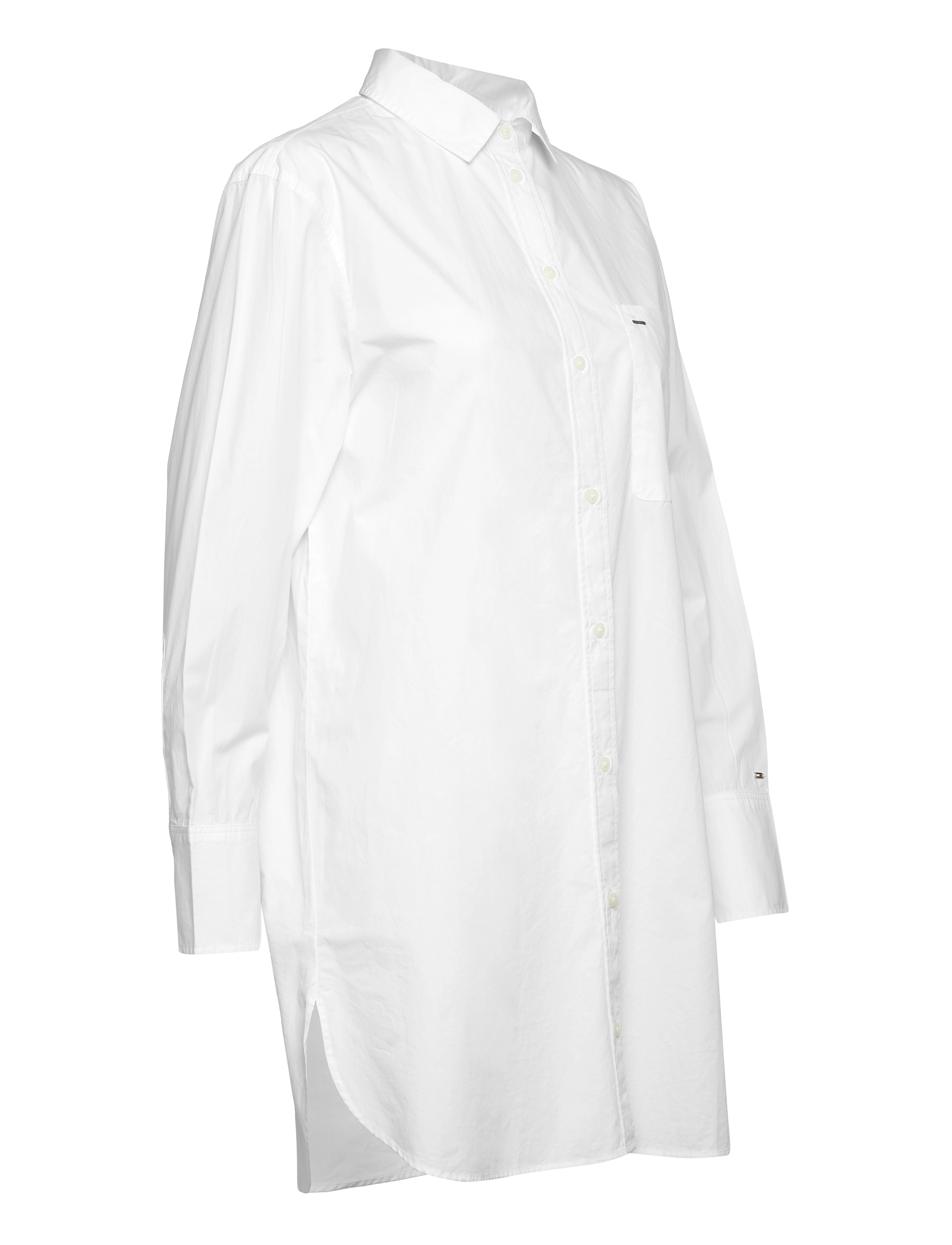 Tommy Hilfiger - ORG CO HERO SHORT SHIRT DRESS LS - th optic white - 4