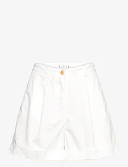 Tommy Hilfiger - COTTON PLEATED SHORT - casual szorty - th optic white - 0