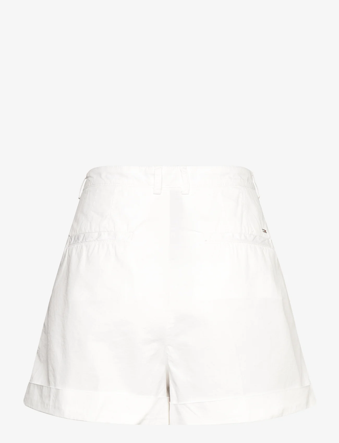 Tommy Hilfiger - COTTON PLEATED SHORT - casual szorty - th optic white - 1