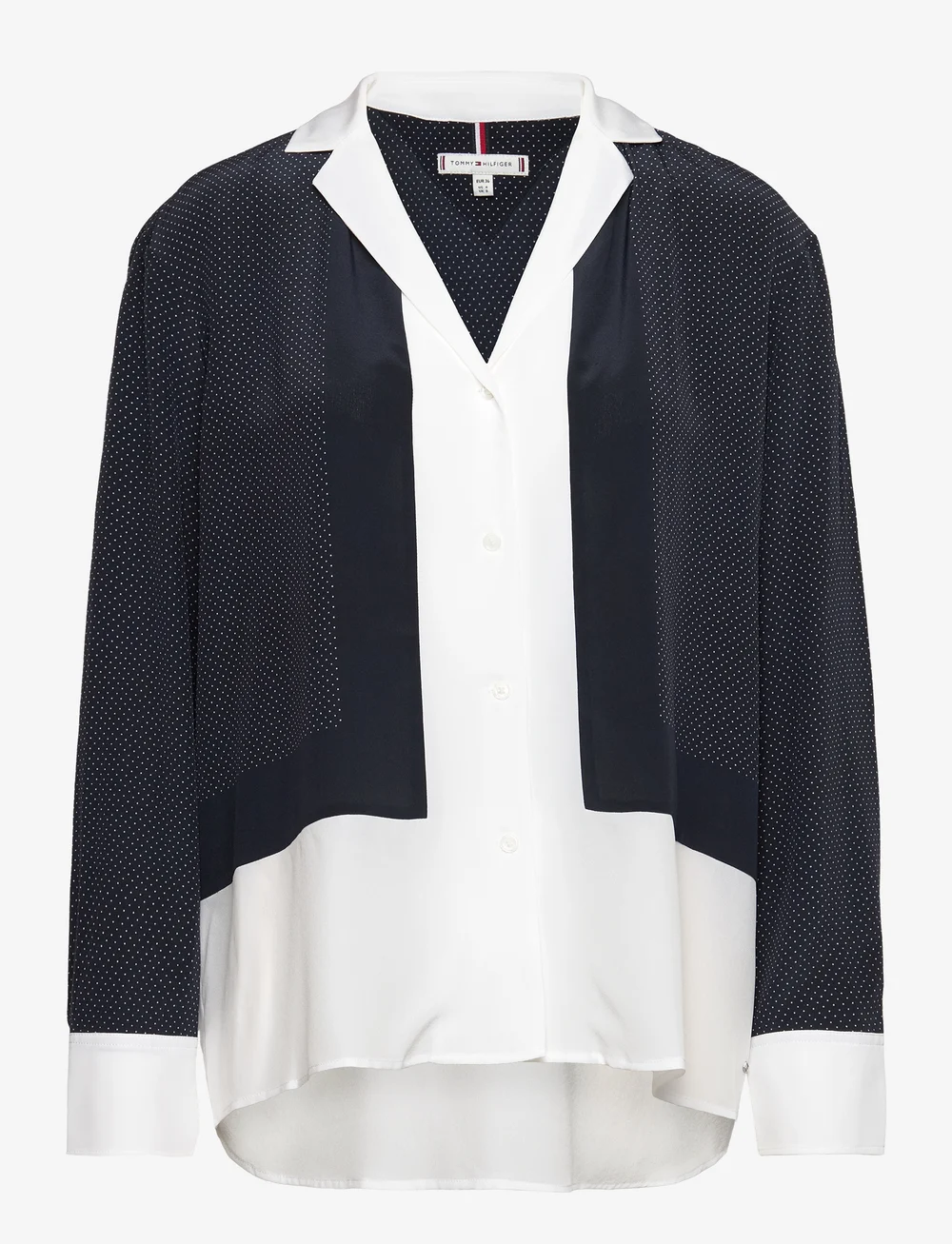 Tommy hilfiger silk discount shirt