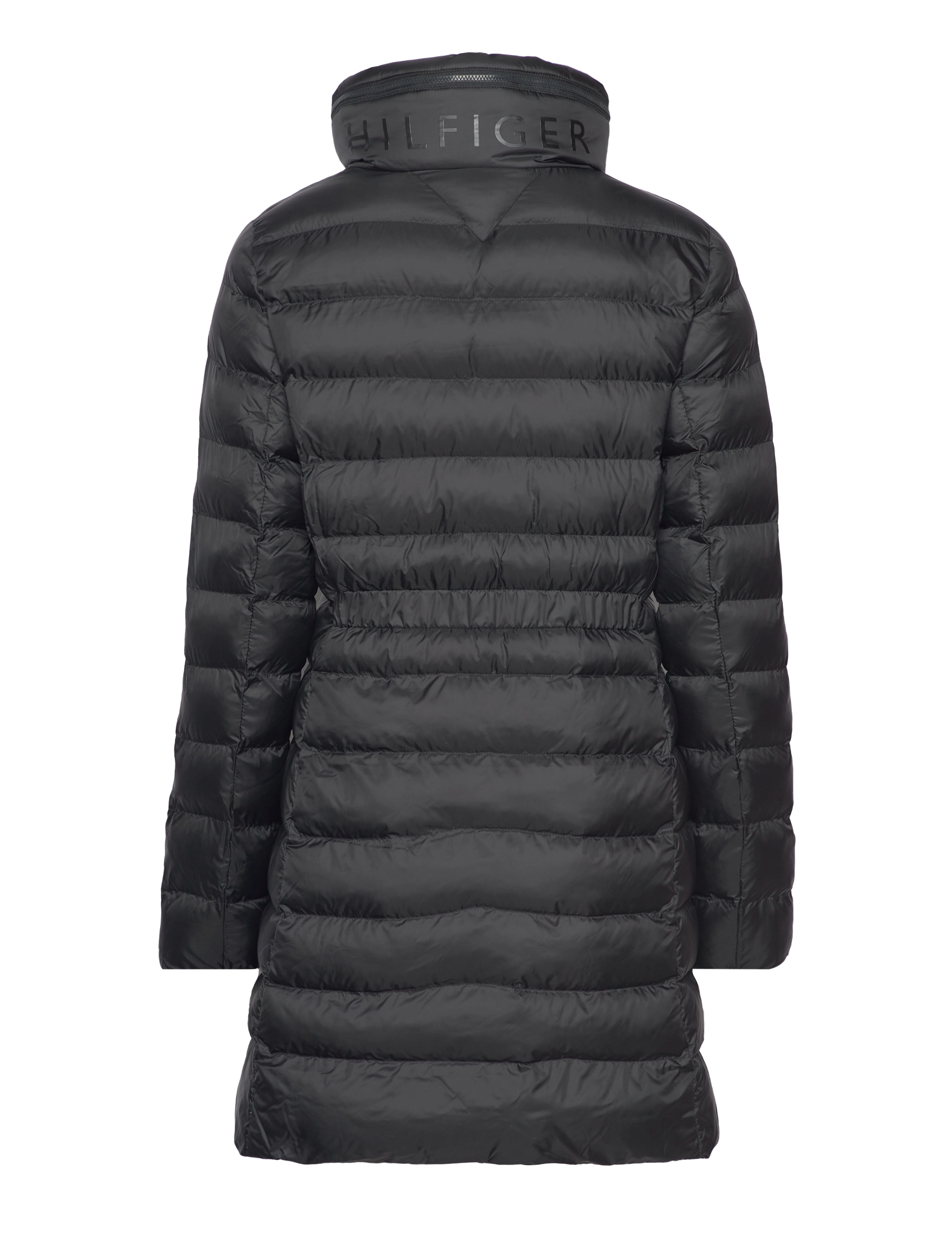 Tommy Hilfiger - MW PADDED GLOBAL STRIPE COAT - black - 1