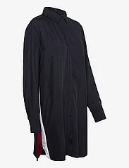 Tommy Hilfiger - PIECED GLB STP SHORT SHIRT DRESS - skjortklänningar - desert sky - 3
