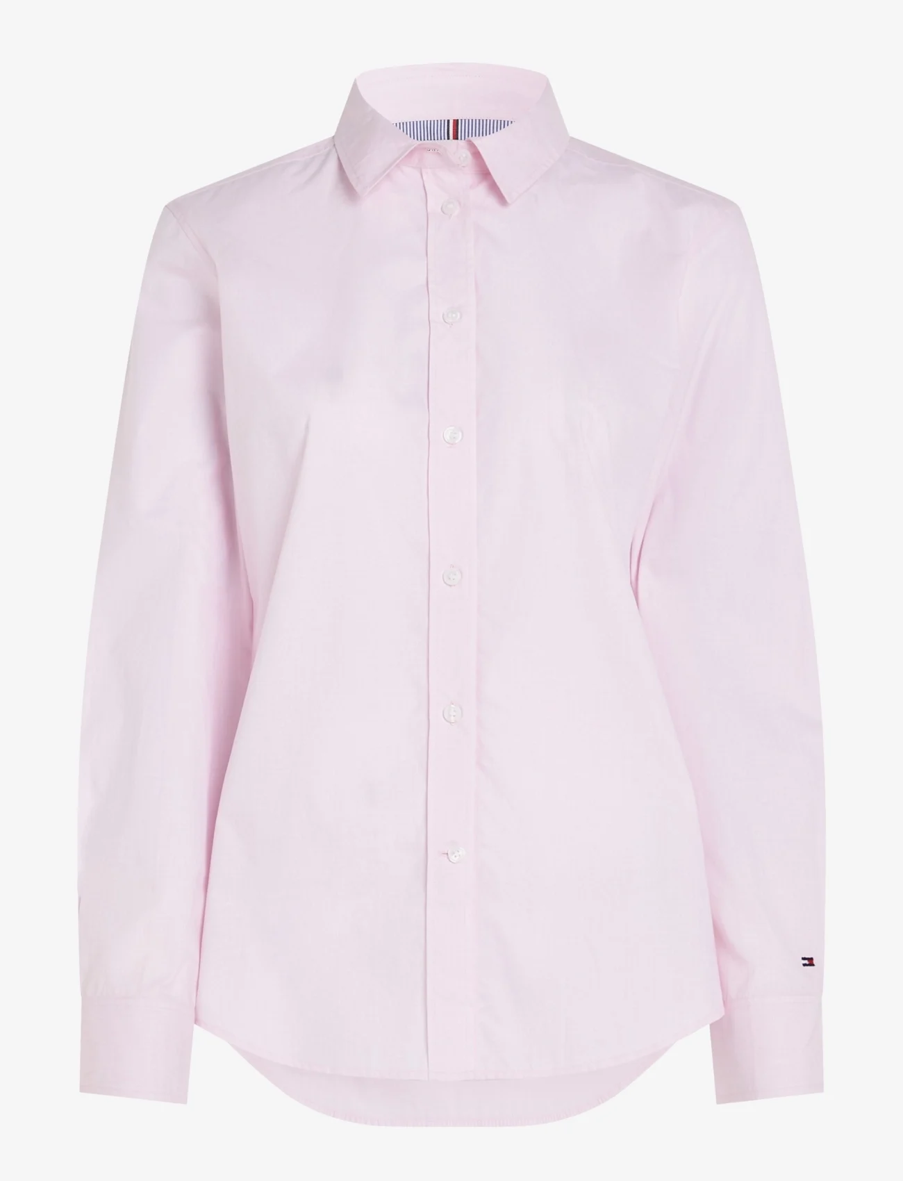 Tommy Hilfiger - ORG CO POPLIN REGULAR SHIRT LS - long-sleeved shirts - iconic pink - 0