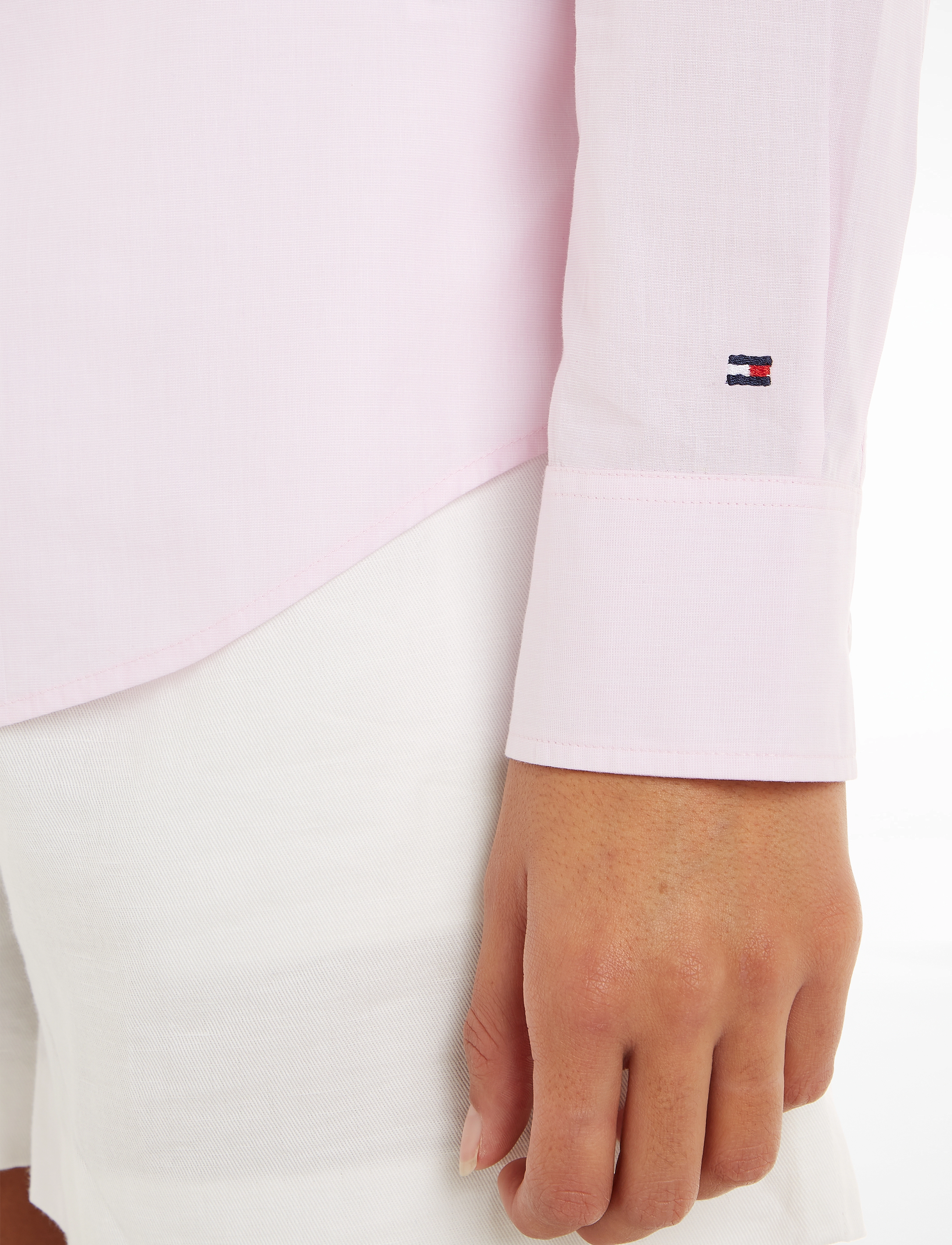 Tommy Hilfiger - ORG CO POPLIN REGULAR SHIRT LS - iconic pink - 3