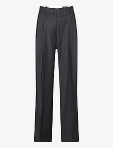 WIDE LEG PLEATED WOOL PANT, Tommy Hilfiger