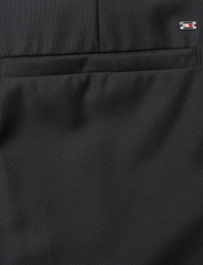 Tommy Hilfiger - WIDE LEG PLEATED WOOL PANT - dalykinio stiliaus kelnės - black - 5