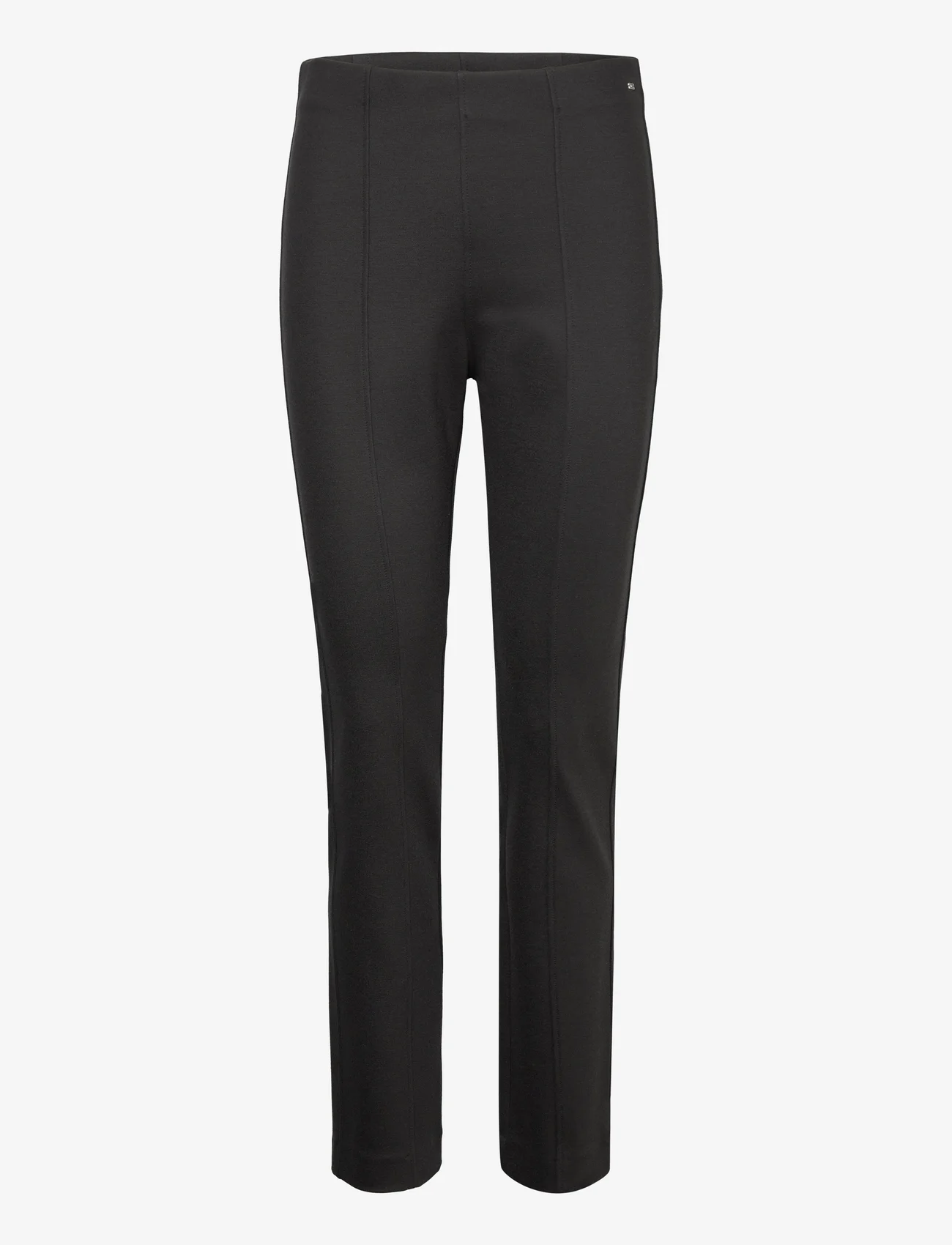 Tommy Hilfiger - ELEVATED SLIM KNITTED PANT - slim fit trousers - black - 0