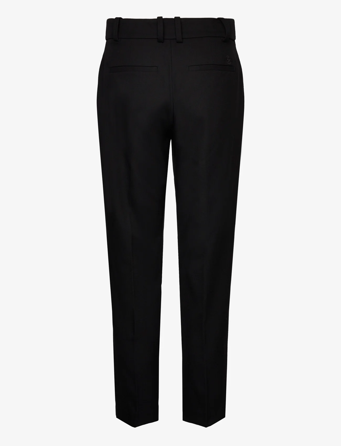 Tommy Hilfiger - CORE SLIM STRAIGHT PANT - tailored trousers - black - 1