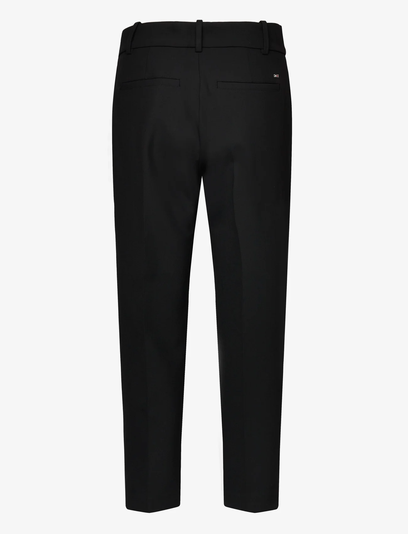 Tommy Hilfiger - SLIM STRAIGHT TRAVEL PANT - tailored trousers - black - 1