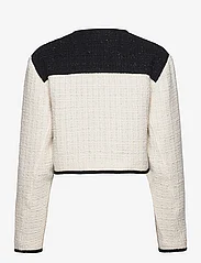Tommy Hilfiger - CROPPED TWEED JACKET - party wear at outlet prices - ecru / black colorblock - 1
