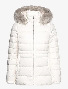 TYRA DOWN JACKET WITH FUR, Tommy Hilfiger