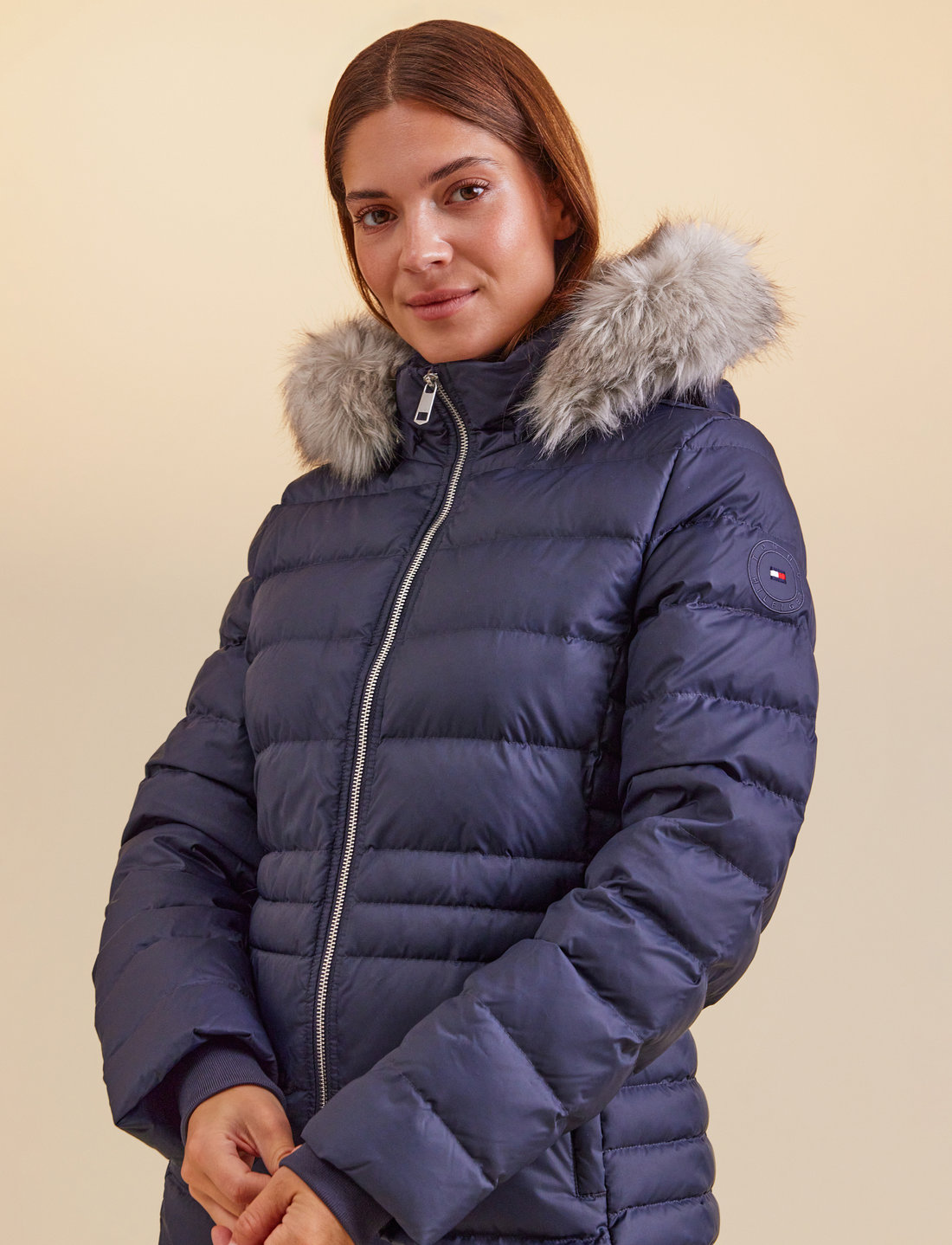 Tommy padded coat deals