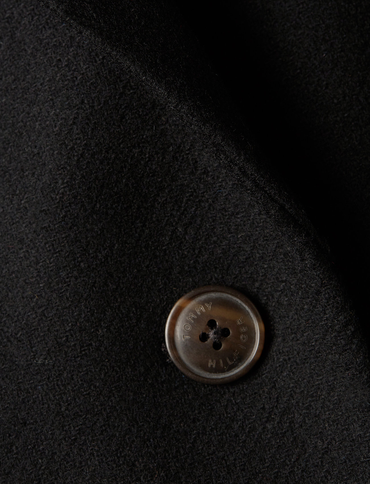 Tommy Hilfiger - WOOL BLEND CLASSIC COAT - black - 5