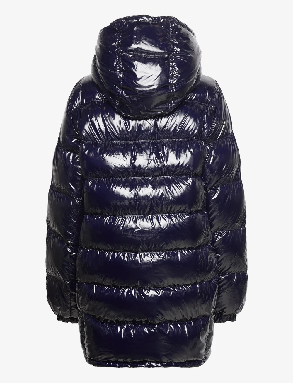 MD HIGH GLOSS HOODED DOWN COAT