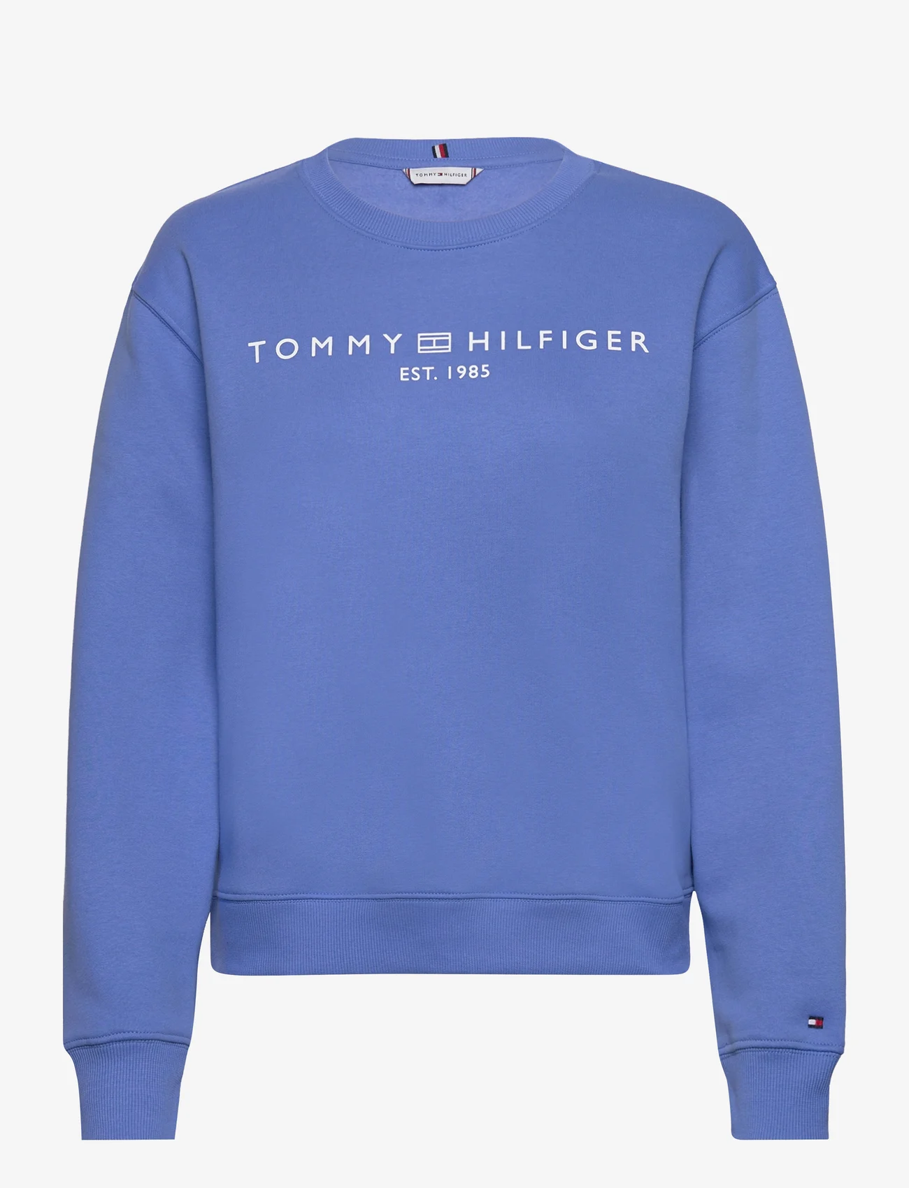 Tommy Hilfiger - MDRN REG CORP LOGO C-NK SWTSHRT - sportiska stila džemperi un džemperi ar kapuci - blue spell - 0