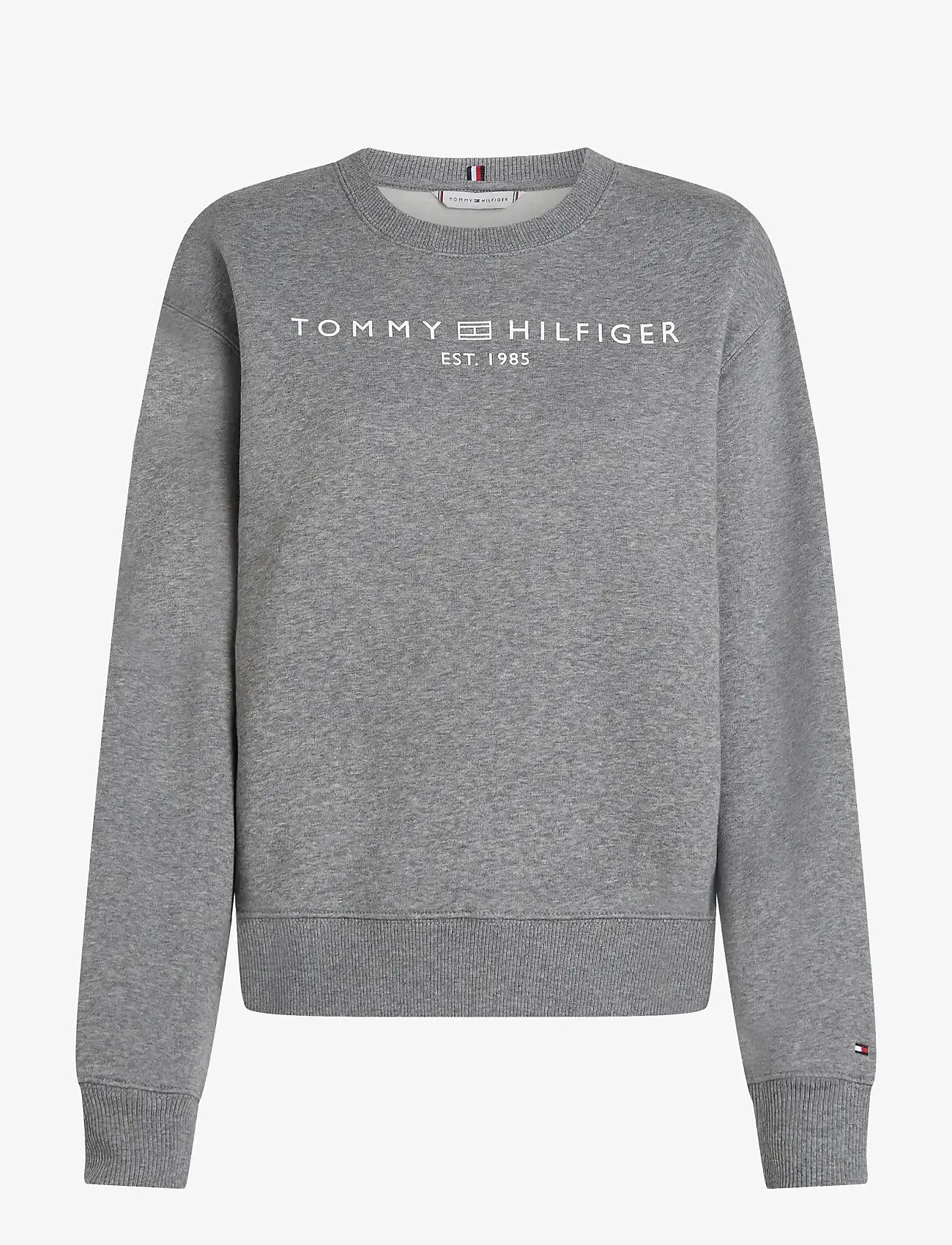 Tommy Hilfiger - MDRN REG CORP LOGO C-NK SWTSHRT - damen - light grey heather - 0