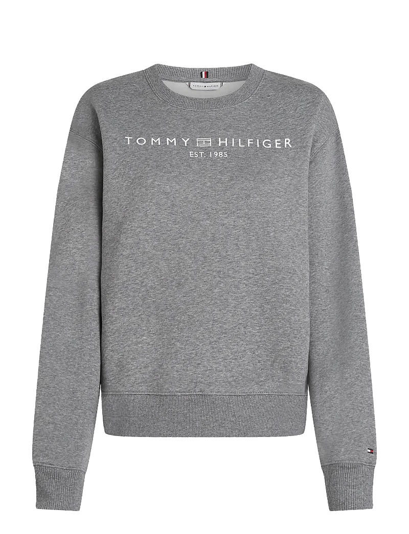 Tommy Hilfiger - MDRN REG CORP LOGO C-NK SWTSHRT - dressipluusid - light grey heather - 1