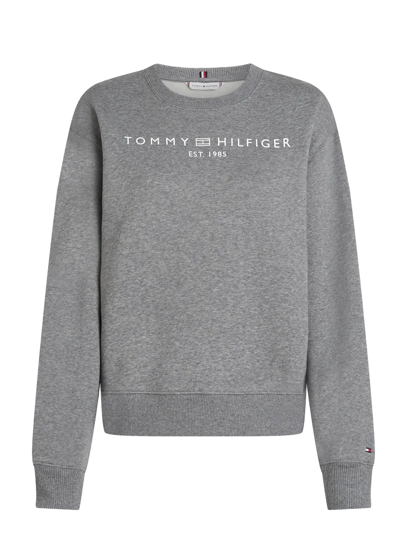 Tommy Hilfiger MDRN REG CORP LOGO C-NK SWTSHRT - Sweatshirts - LIGHT GREY HEATHER / grey