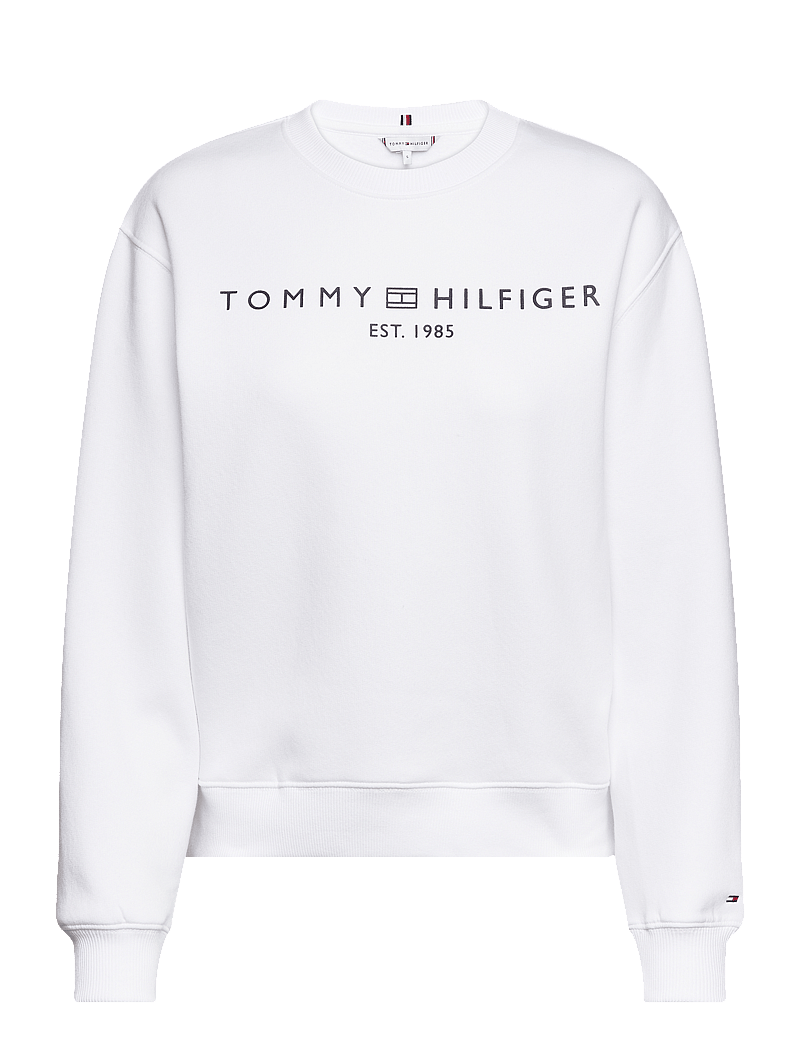 Tommy Hilfiger - MDRN REG CORP LOGO C-NK SWTSHRT - dressipluusid - th optic white - 1