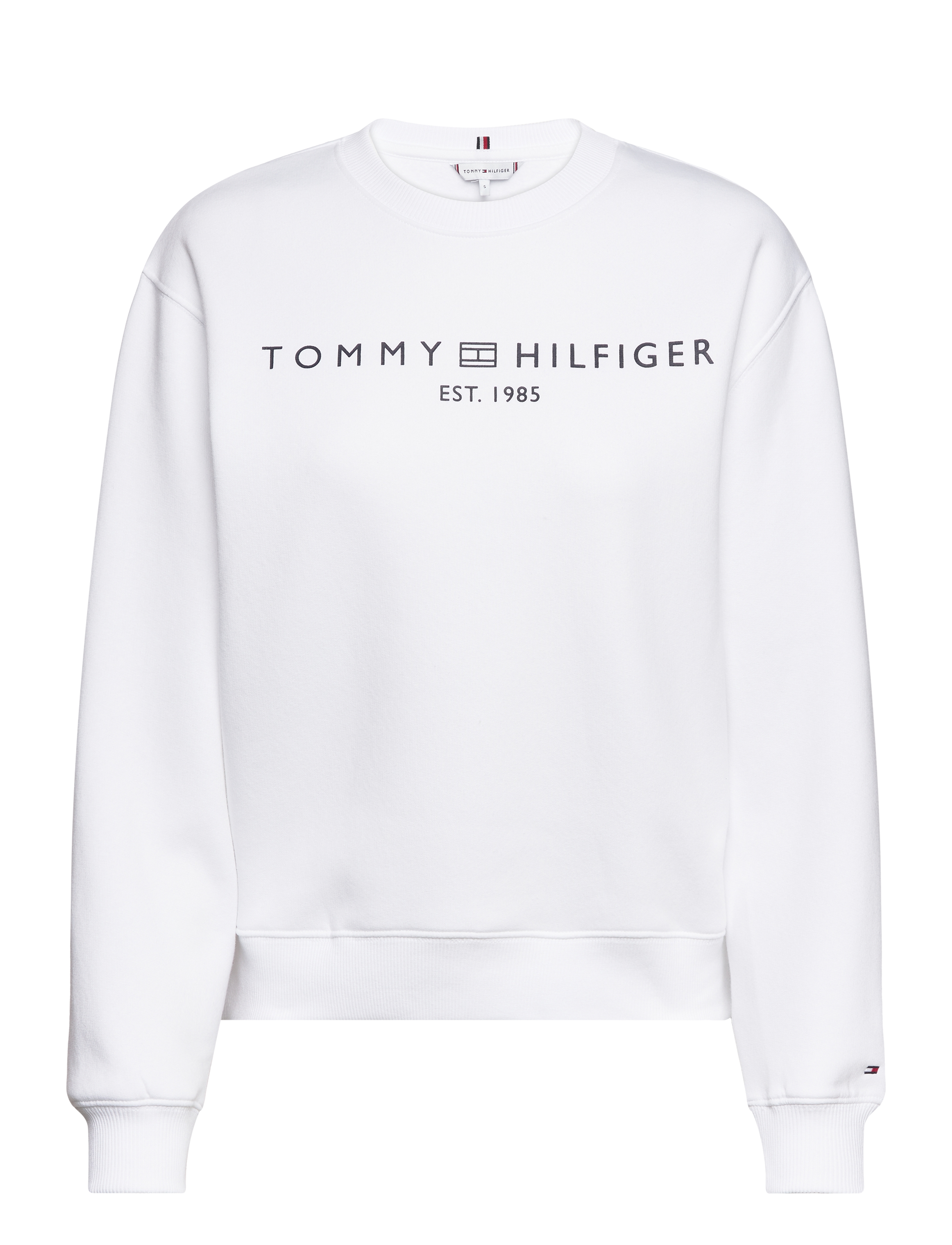 Tommy Hilfiger MDRN REG CORP LOGO C-NK SWTSHRT - Loungewear - TH OPTIC WHITE / white