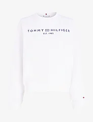 Tommy Hilfiger - MDRN REG CORP LOGO C-NK SWTSHRT - džemperiai - th optic white - 3