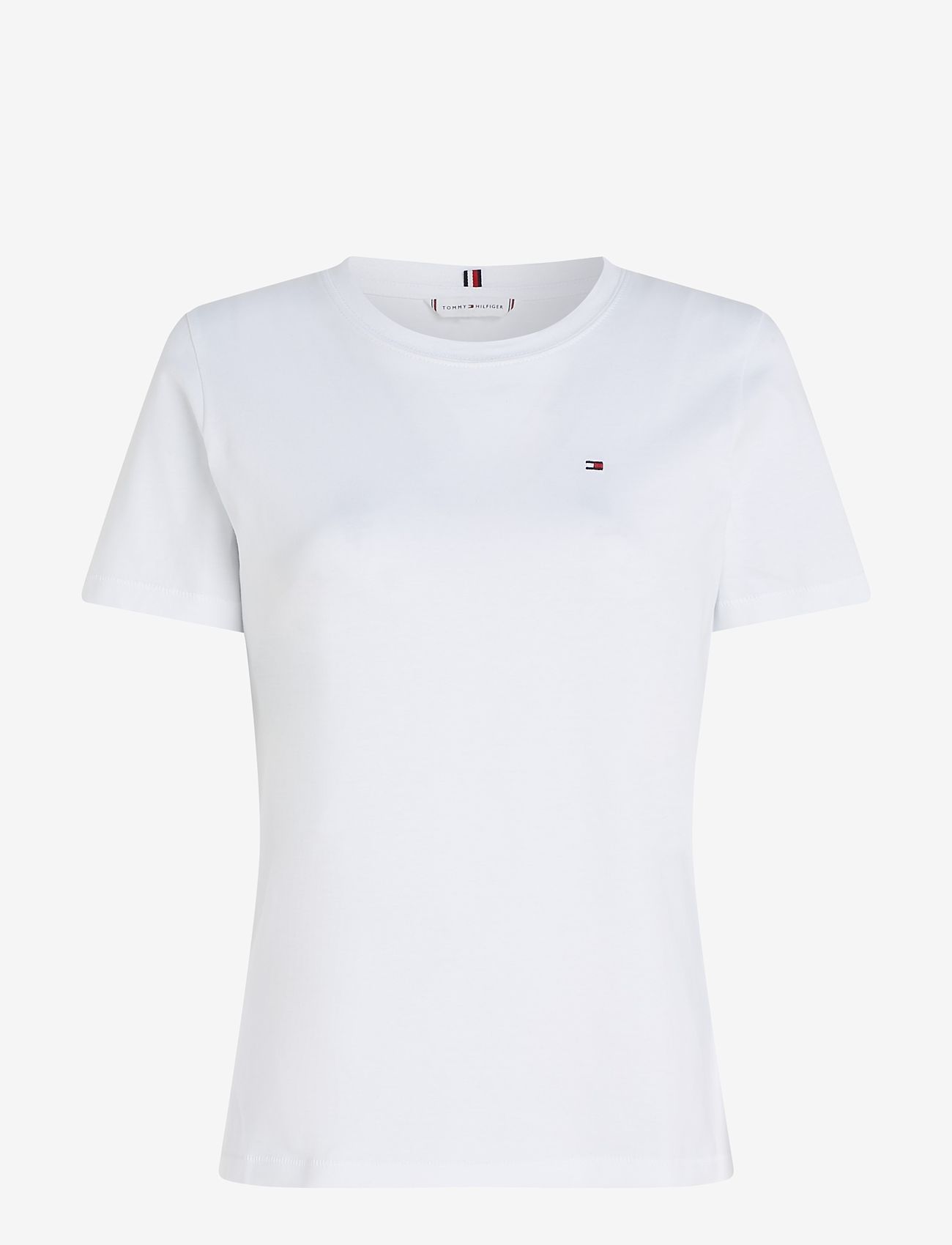 Tommy Hilfiger - MODERN REGULAR C-NK SS - t-shirts - th optic white - 1
