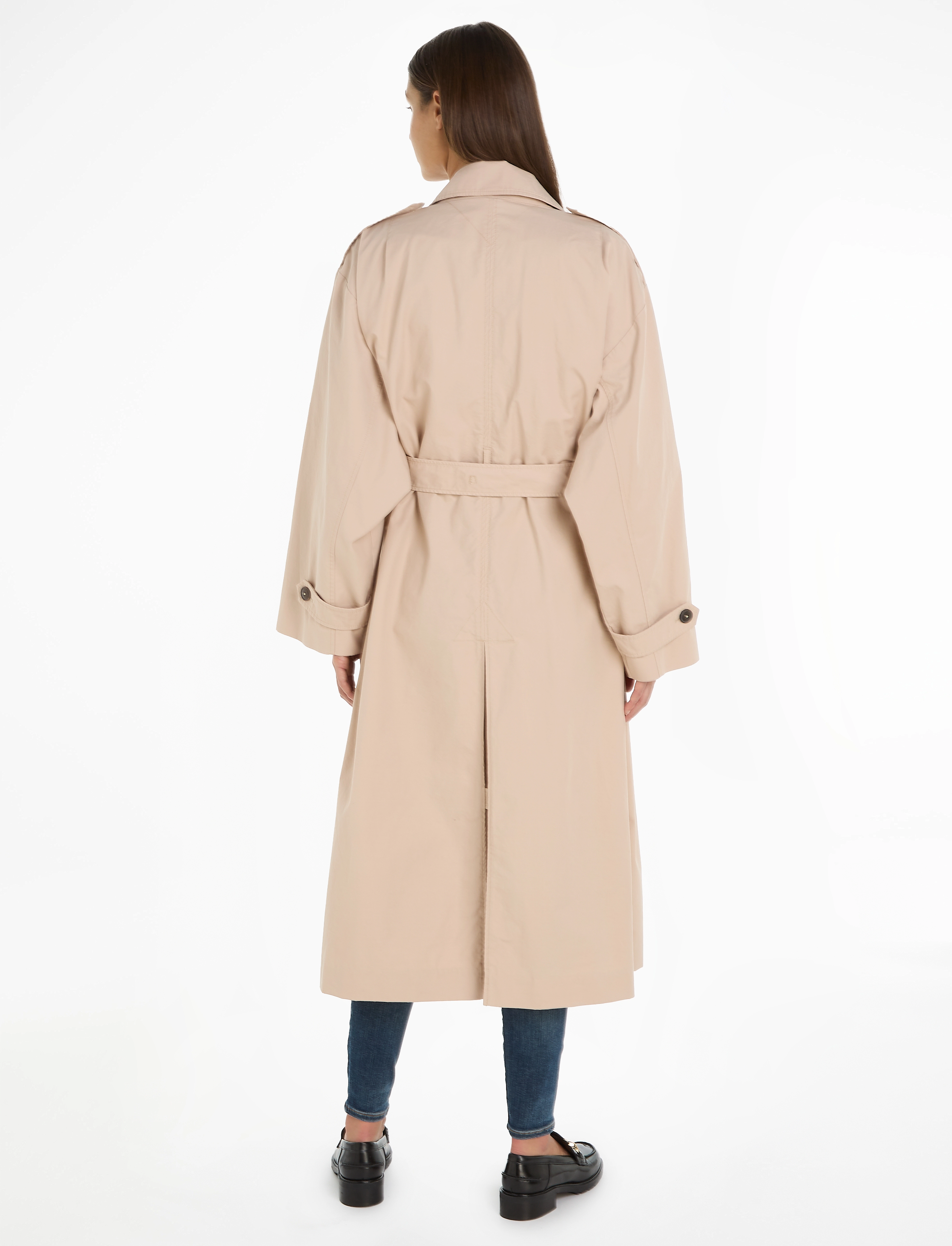 Tommy Hilfiger - COTTON RELAXED TRENCH - merino beige - 3