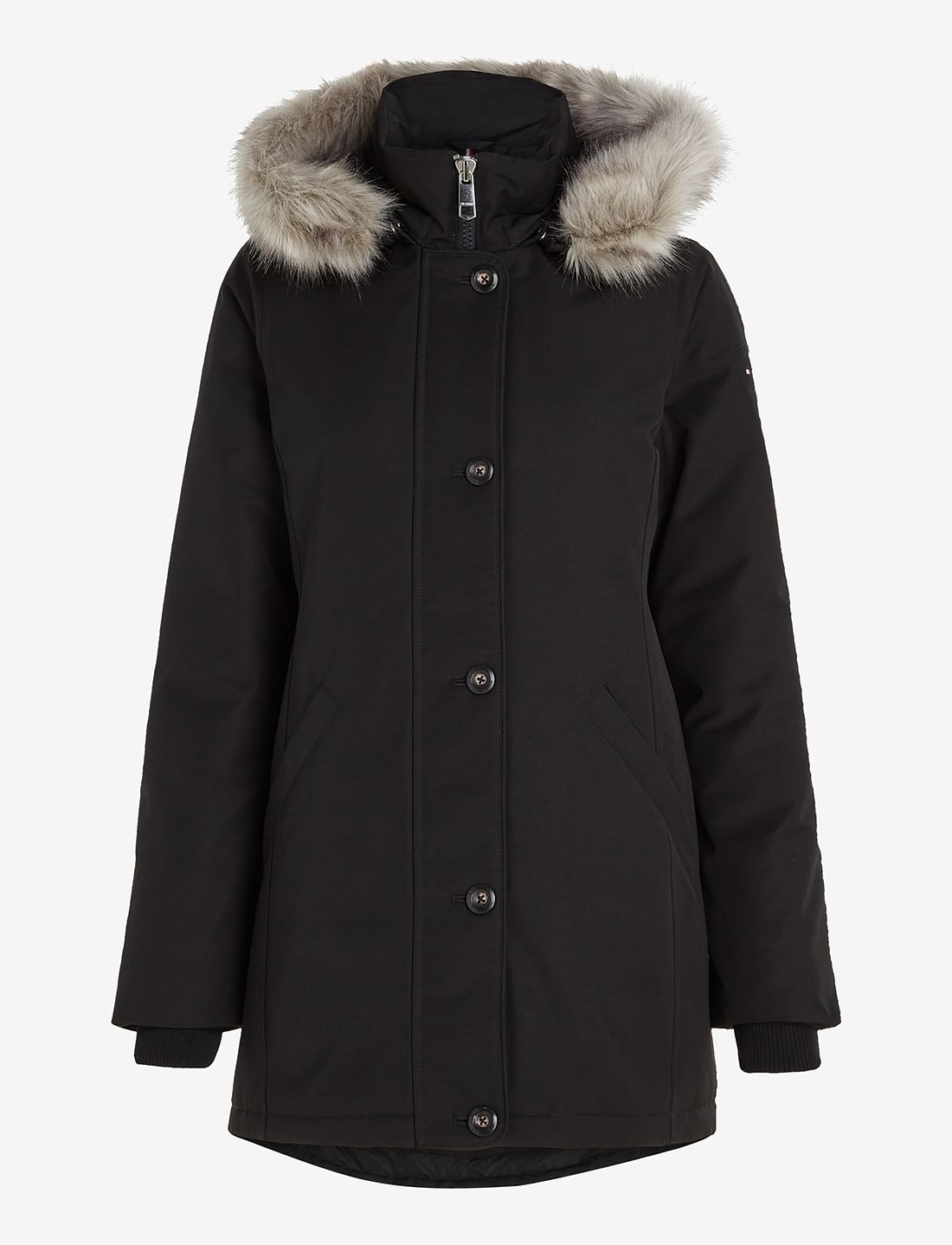 Tommy Hilfiger Padded Parka With Fur 214.44 . Buy Parka Coats from Tommy Hilfiger online at Boozt . Fast delivery and easy returns