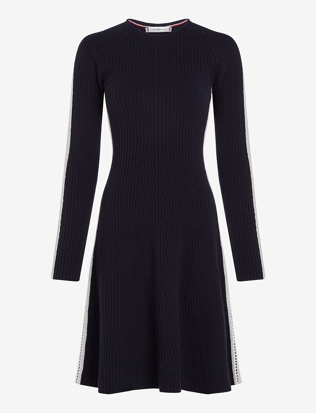 Tommy Hilfiger Pointelle Stripe F f Dress Knitted dresses