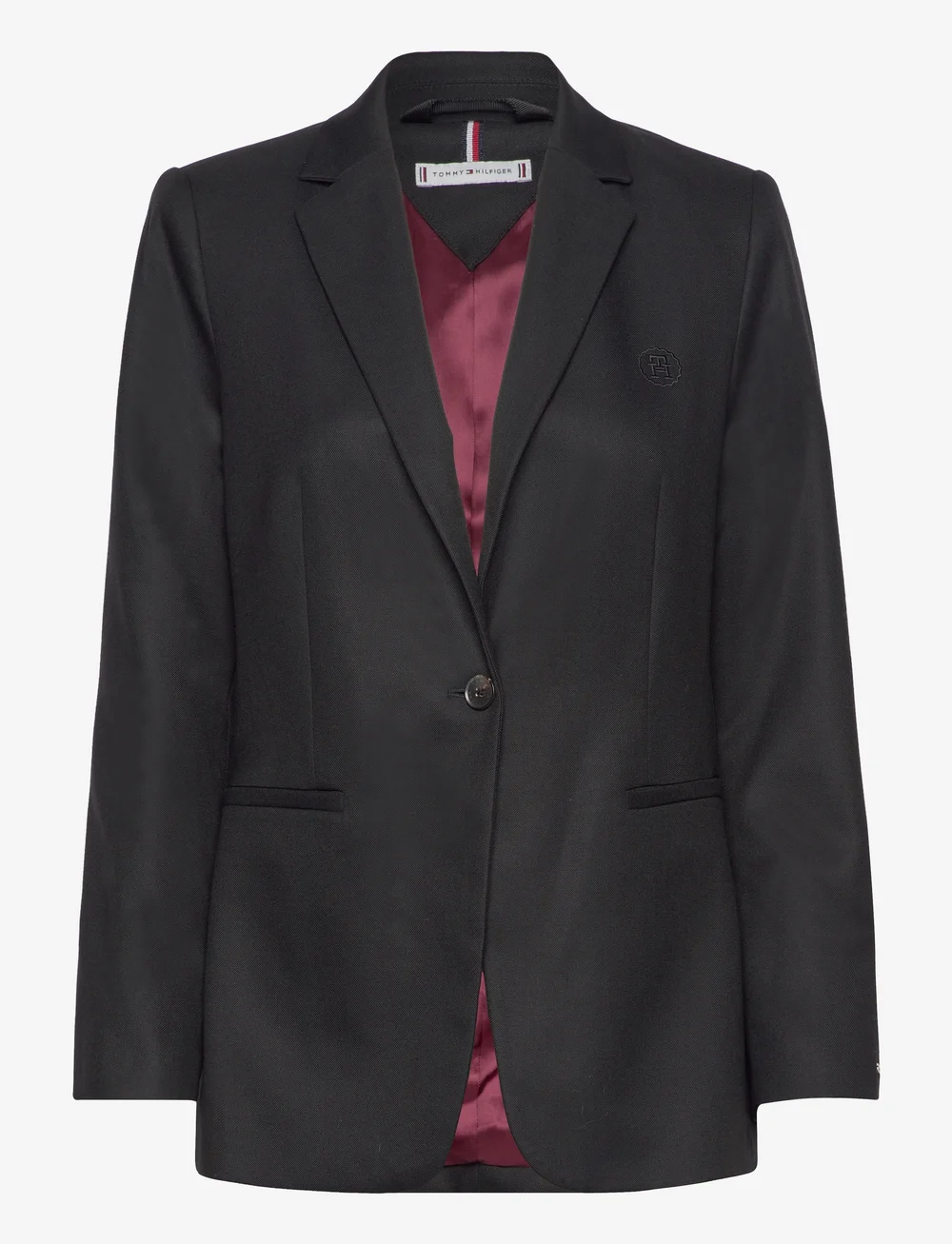 Tommy hilfiger black blazer deals
