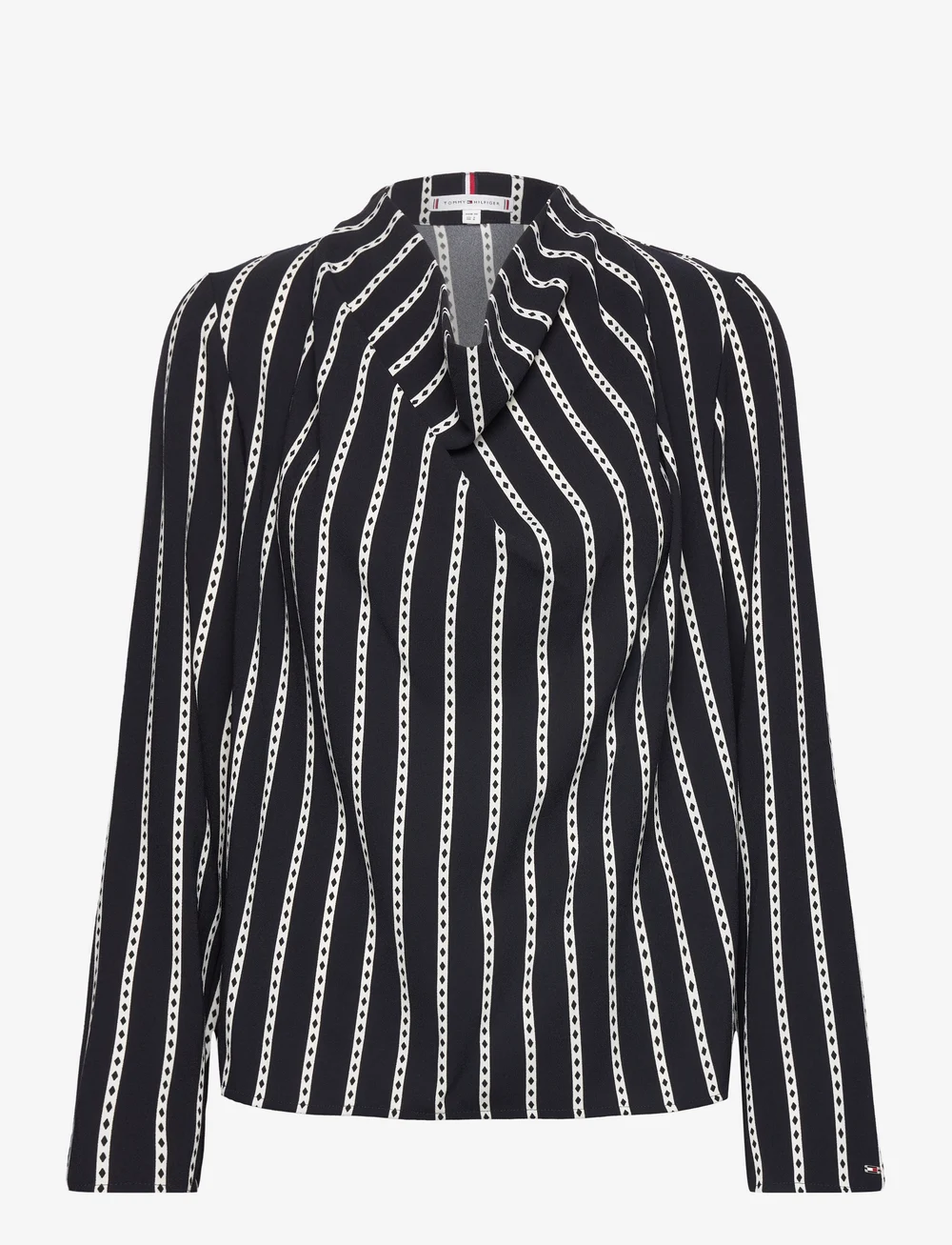 Tommy hilfiger striped outlet blouse