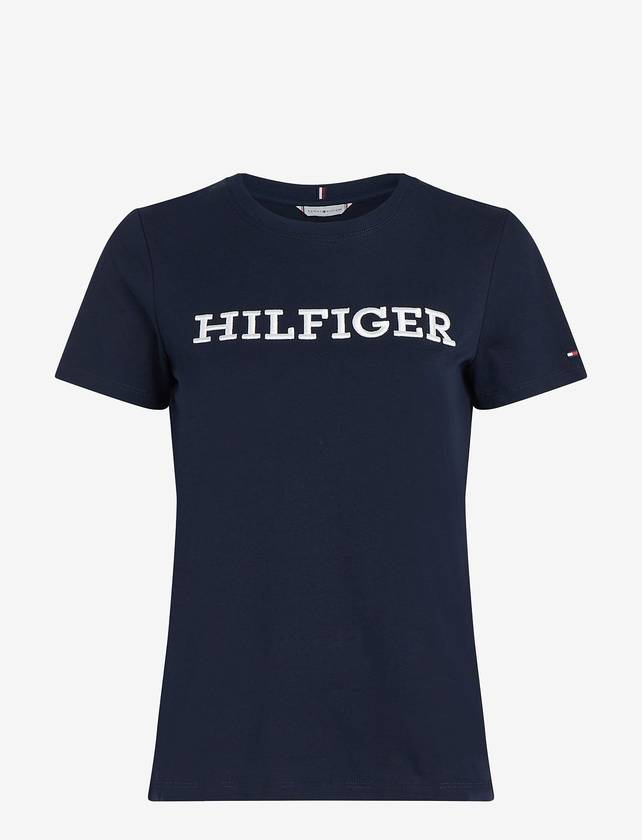 Tommy Hilfiger - REG MONOTYPE EMB C-NK SS - desert sky - 0