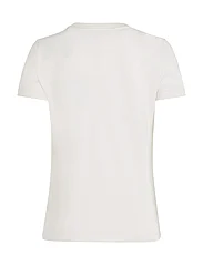 Tommy Hilfiger - REG MONOTYPE EMB C-NK SS - t-shirts - weathered white - 4