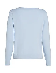 Tommy Hilfiger - CO JERSEY STITCH BOAT-NK SWEATER - sweaters - breezy blue - 5