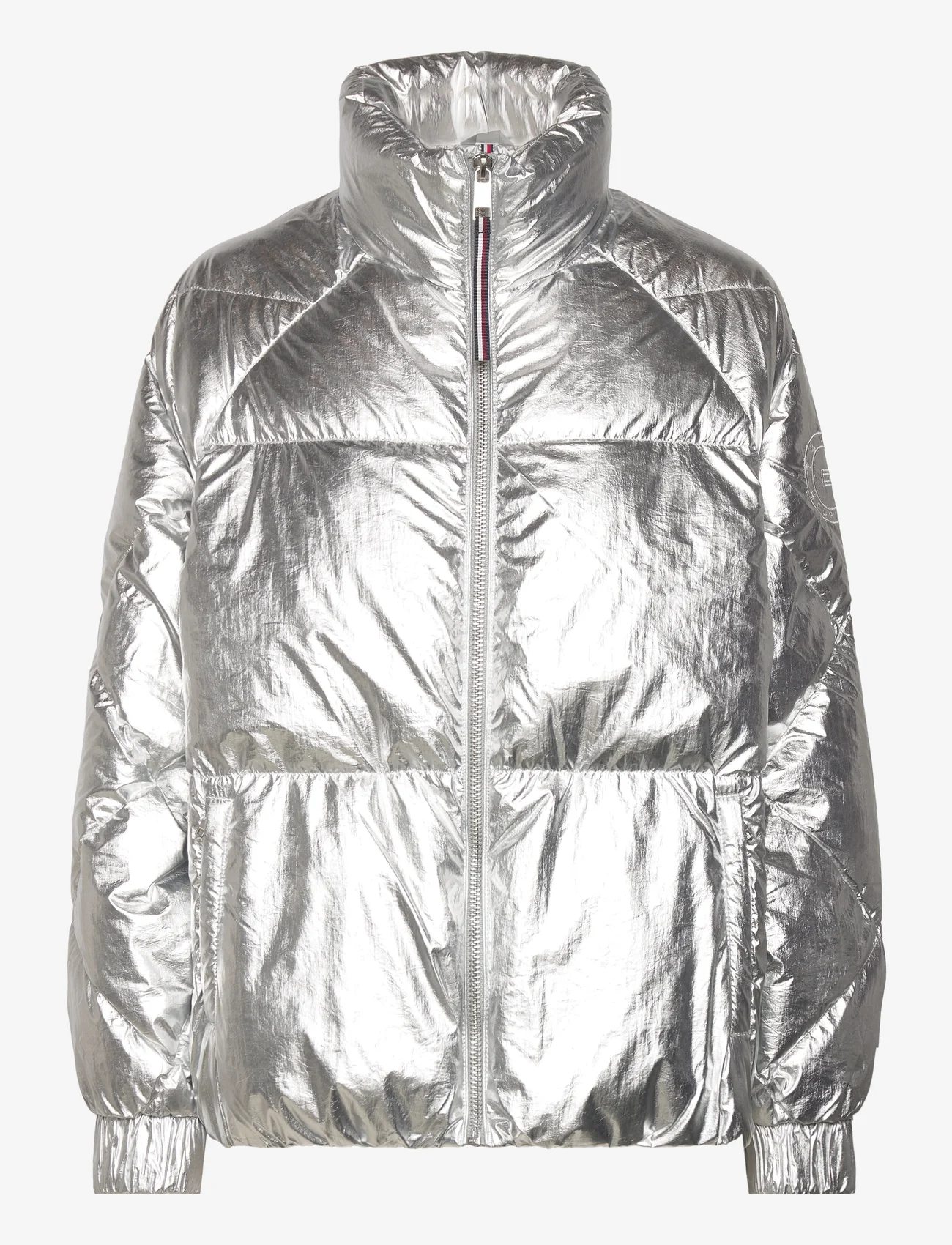 Tommy Hilfiger - MODERN WAISTED METALLIC JACKET - winter jackets - madeira aluminum - 0
