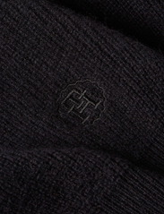 Tommy Hilfiger - SMD WOOL CASH WAISTED DRESS - strikkede kjoler - black - 5
