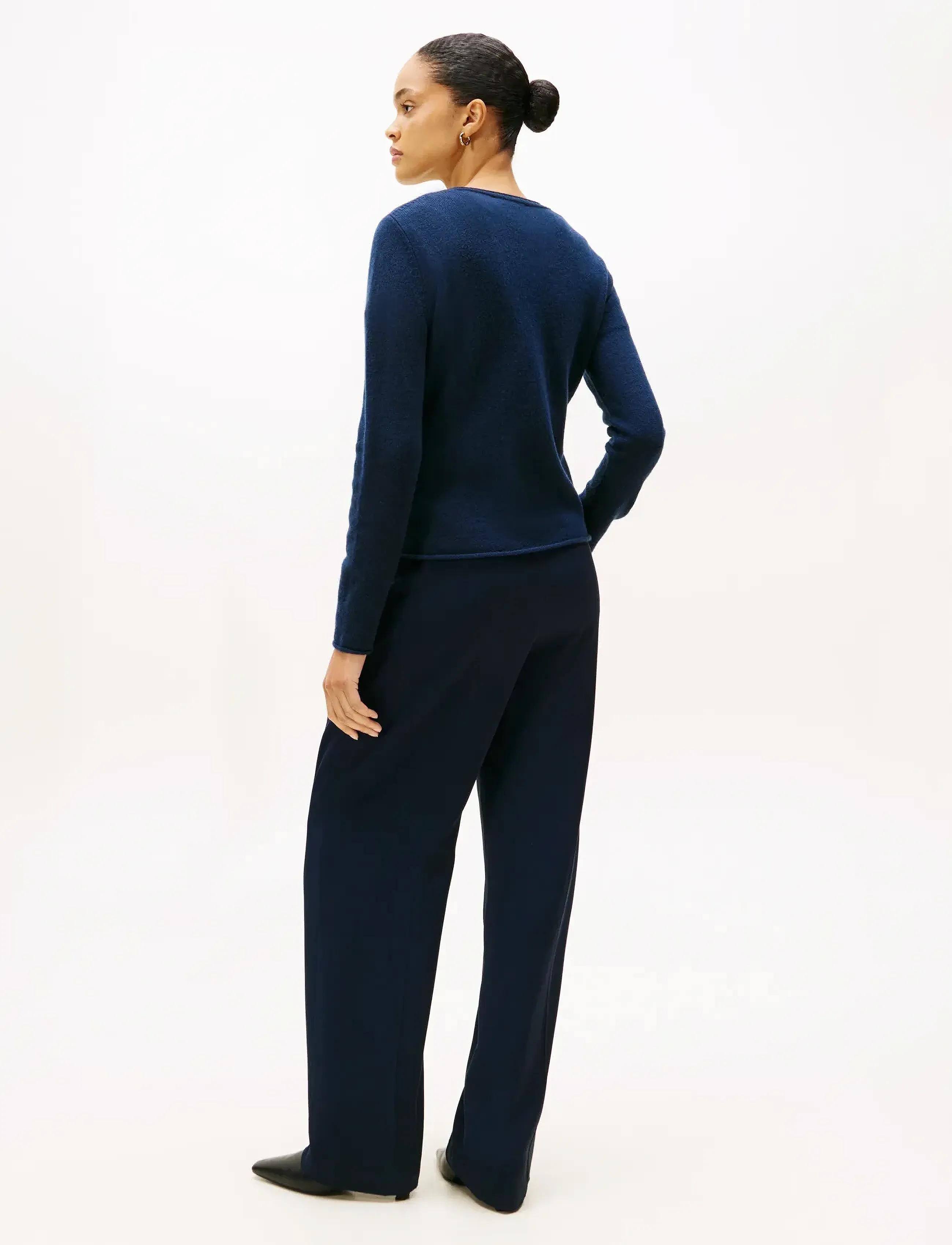 Tommy Hilfiger - SOFT WOOL C-NK LS SWEATER - strikkegensere - dark night navy - 3