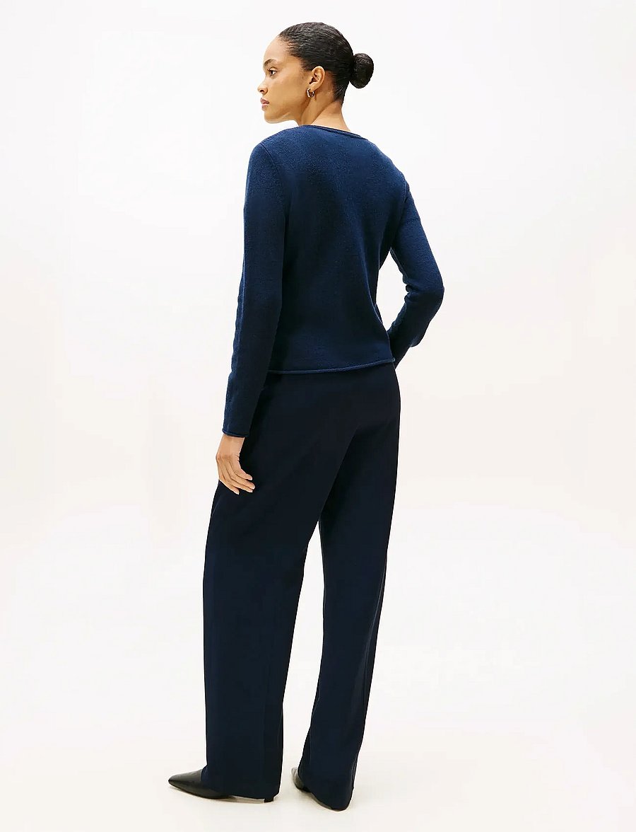 Tommy Hilfiger - SOFT WOOL C-NK LS SWEATER - strikkegensere - dark night navy - 3