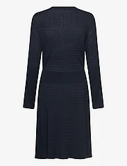 Tommy Hilfiger - MICRO CABLE F&F DRESS - knitted dresses - desert sky - 1