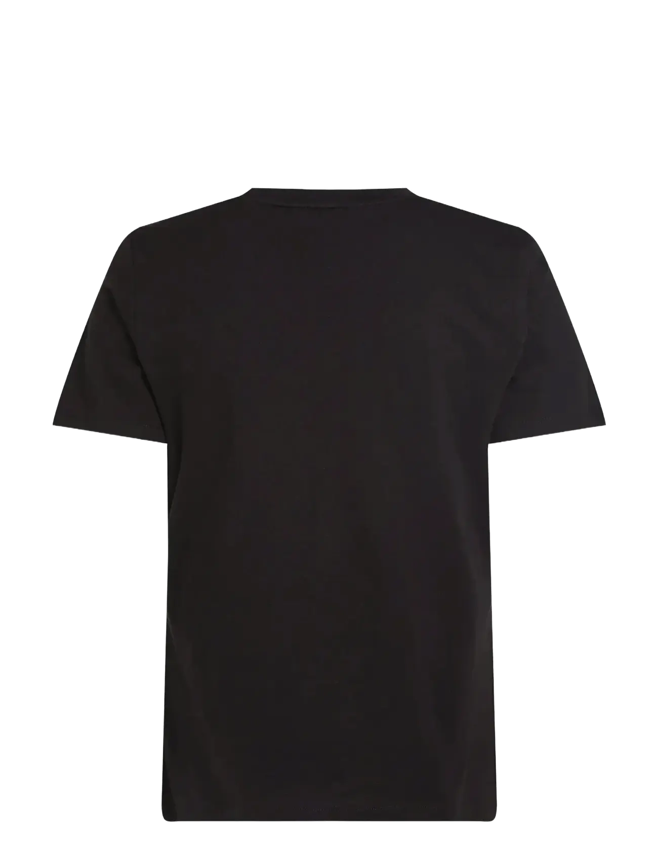 Tommy Hilfiger - CORP LOGO BOXY C-NK S/S T-SHIRT - t-shirts - black - 2