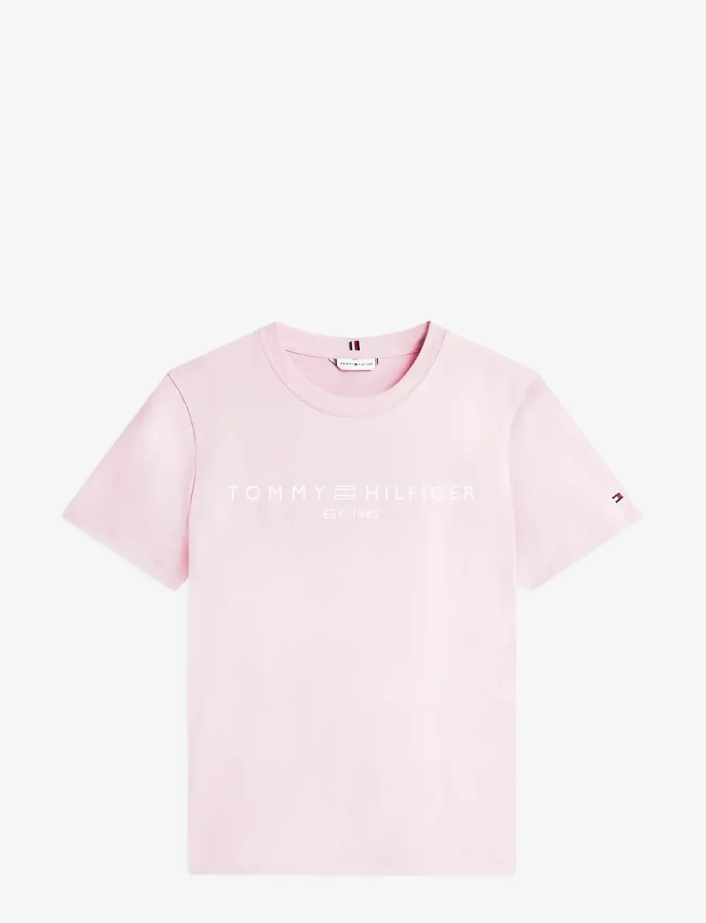 Tommy Hilfiger - REG CORP LOGO C-NK SS - t-shirts - bonita pink - 1