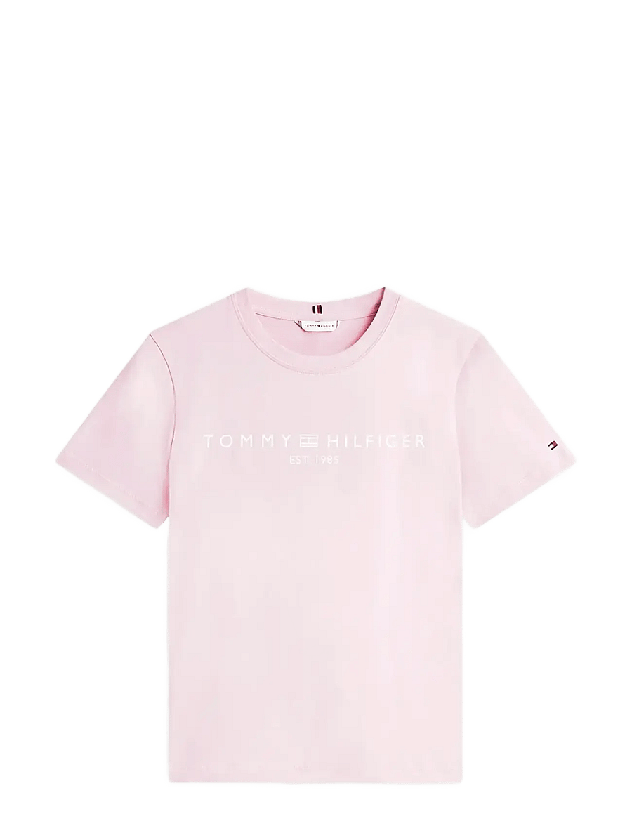 Tommy Hilfiger - CORP LOGO BOXY C-NK S/S T-SHIRT - t-paidat - bonita pink - 1