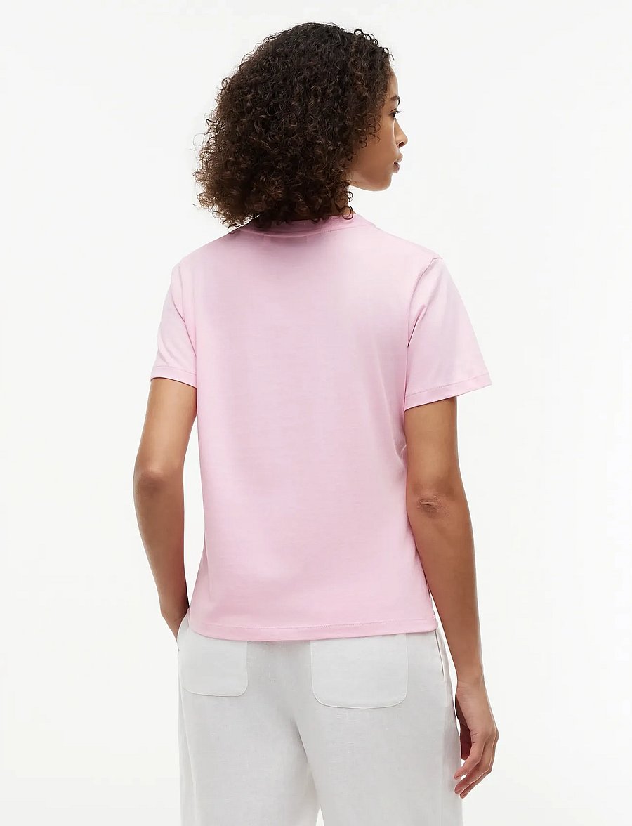 Tommy Hilfiger - REG CORP LOGO C-NK SS - t-shirts - classic pink - 2