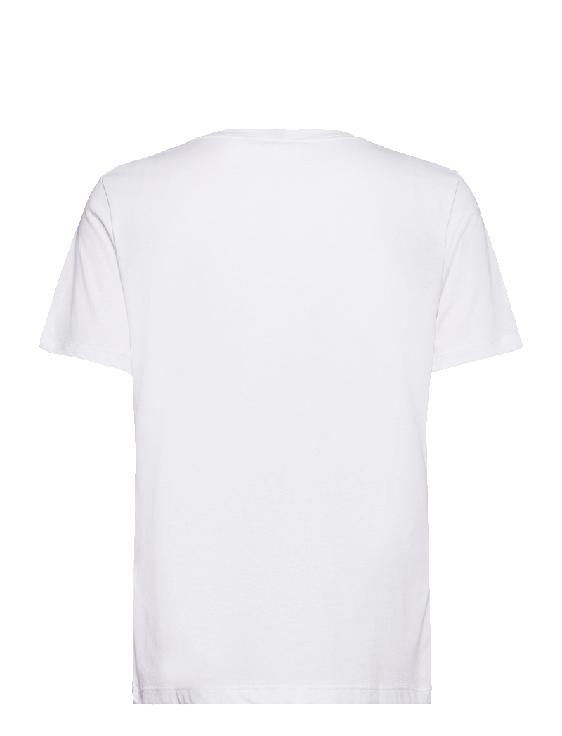 Tommy Hilfiger - REG CORP LOGO C-NK SS - t-shirts - optic white - 2