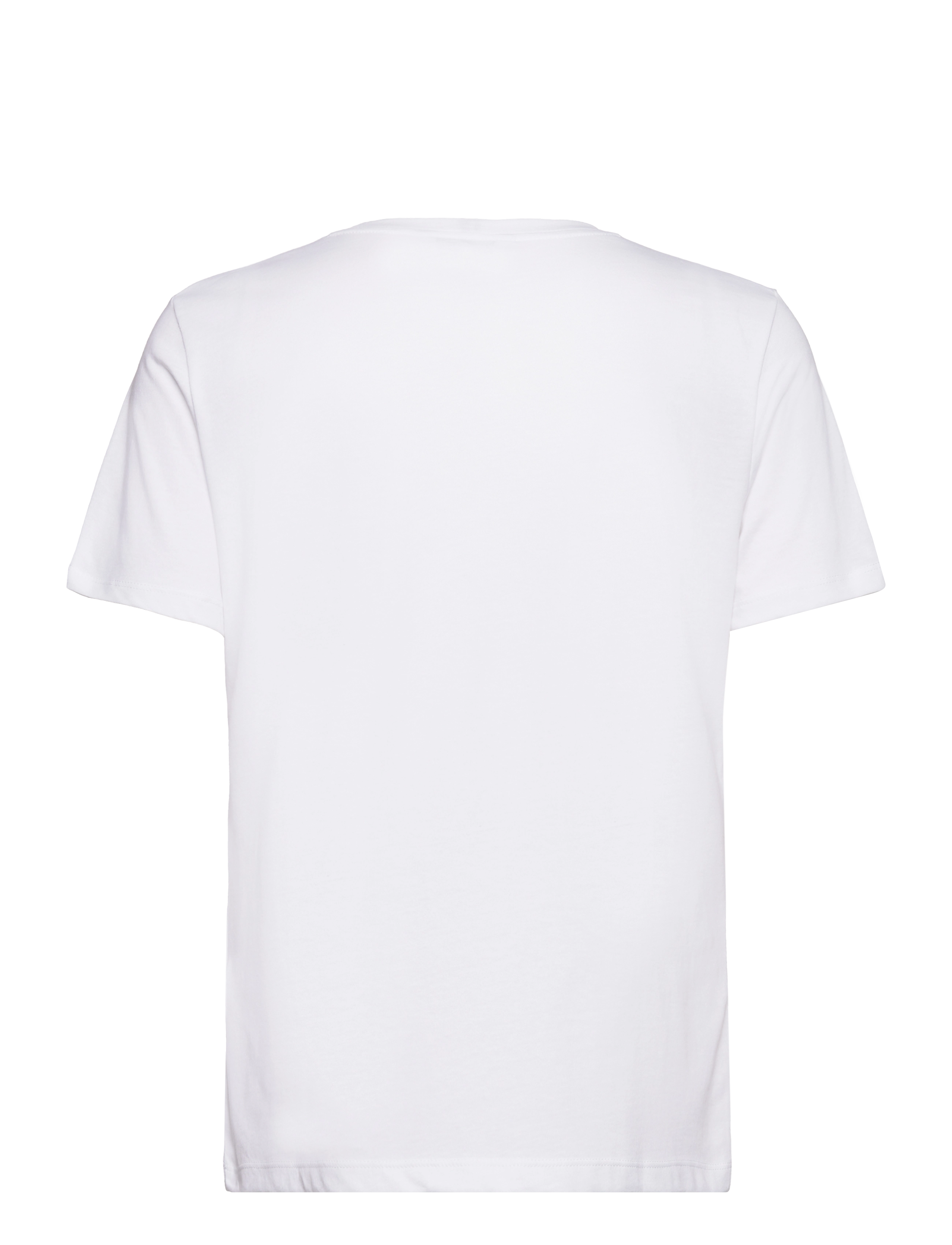 Tommy Hilfiger - REG CORP LOGO C-NK SS - t-shirts - th optic white - 2