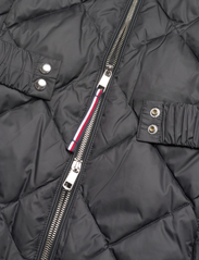 Tommy Hilfiger - ELEVATED BELTED QUILTED COAT - winter jacket - black - 4