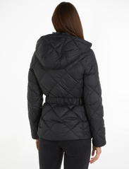 Tommy Hilfiger - ELEVATED BELTED QUILTED JACKET - quilted jassen - black - 3