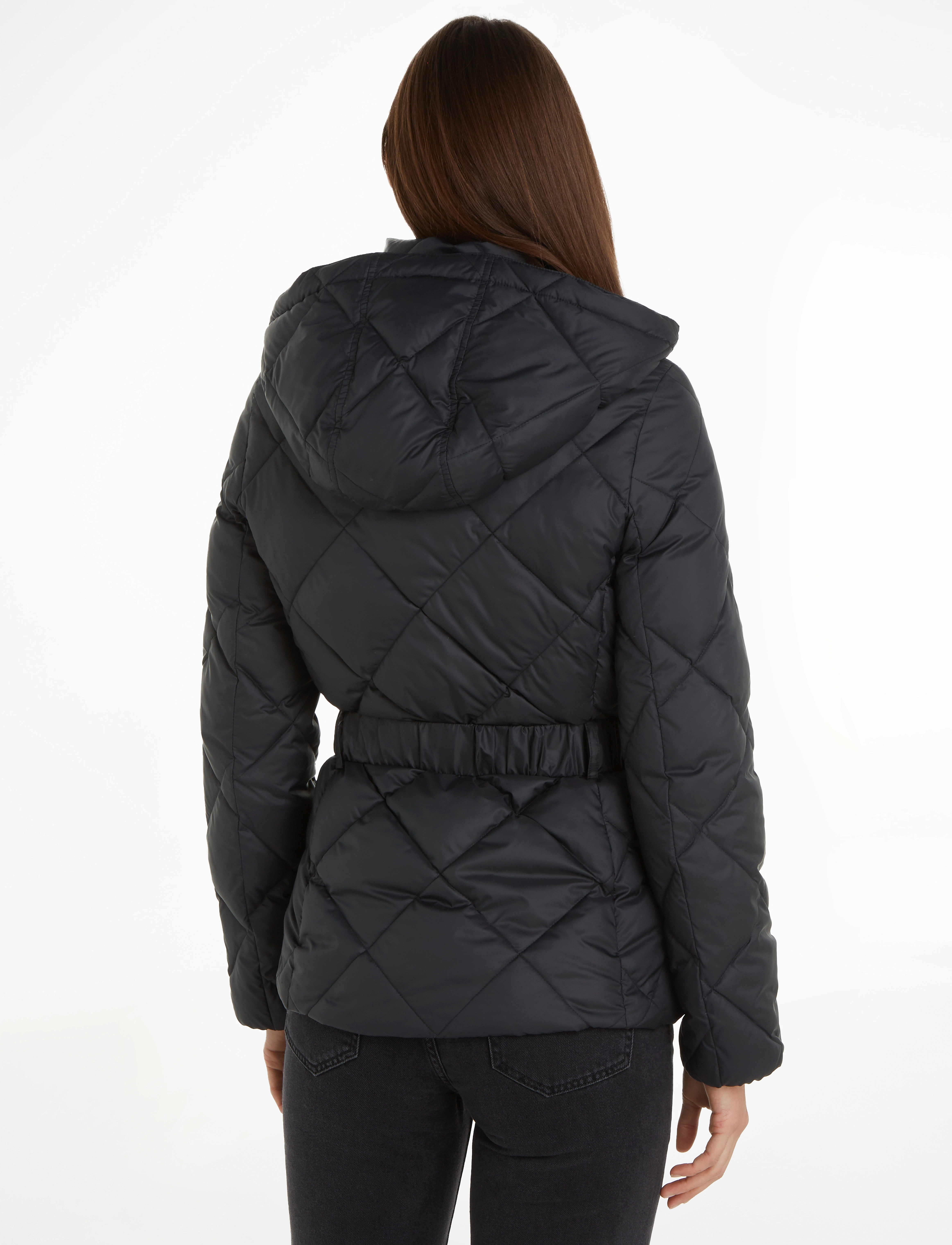Tommy Hilfiger - ELEVATED BELTED QUILTED JACKET - black - 3